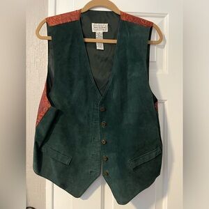 Vintage Arizona Jean Company Leather Vest